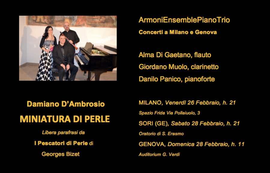 Concerti febbraio Milano Genova